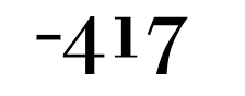 Minus 417