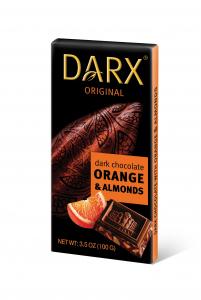 DARX Chocolate Orange & Almonds, 100g