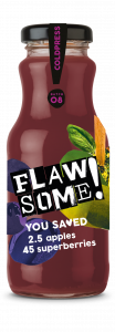 Flawsome! Apple & Superberry Juice glass bottle