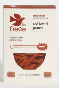 Organic Red Lentil Penne 