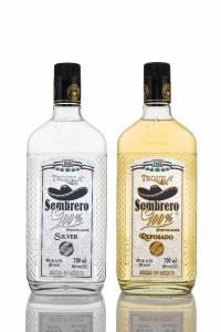 Tequila Silver and Reposado 100% Sombrero