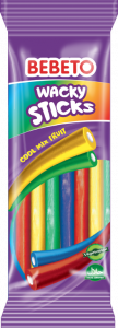 BEBETO LICORICE - MEGA SIZE WACKY STICKS & SOUR BLAST 