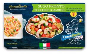 Shrimp and Courgettes in White Wine Sauce - ideal for pasta or rice