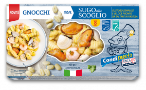 Gnocchi with Seafood Sauce (Gnocchi ai frutti di mare)