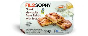 Greek alevropita from Epirus with Feta