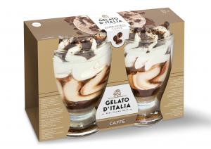 Coffee Ice Cream Glass Cups - Gelato d'Italia