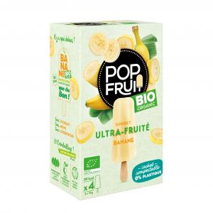 POP FRUIT ORGANIC BANANA LOLLIES
