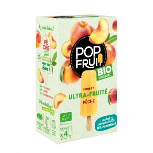 POP FRUIT ORGANIC PEACH LOLLIES