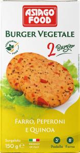 Frozen Vegan Burgers - Spelt, Pepper & Quinoa