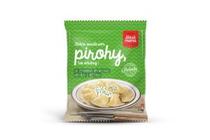 Dumplings with sheep cheese filling and chives