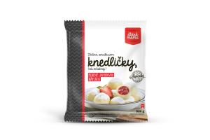 Dumplings with strawberry filling 