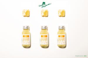 Shot de gingembre, pomme