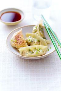 Gyoza with vegetables
