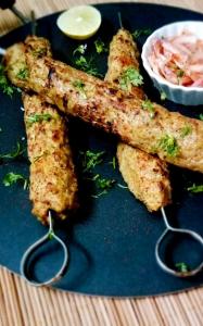 Sheekh Kebab skewer with chicken 