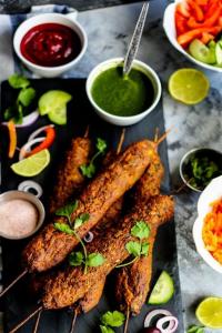 Sheekh Kebab skewer with lamb
