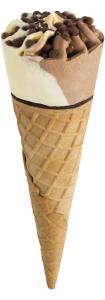 VANILLA CHOCOLATE XL ICE CREAM CONE
