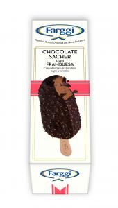 SACHER CHOCOLATE WITH RASPBERRIES ICE CREAM STICK