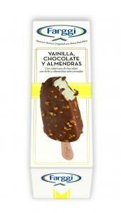VANILLA, CHOCOLATE AND ALMONDS ICE CREAM STICK