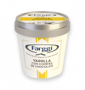 VANILLA ICE CREAM WITH MACADAMIA NUTS - POT