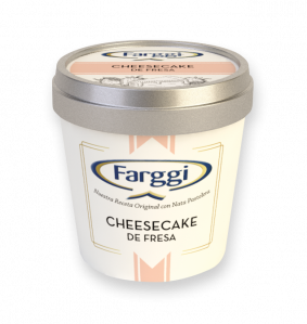 STRAWBERRY CHEESECAKE ICE CREAM - POT