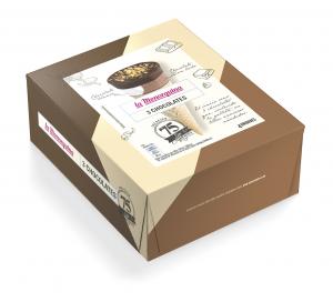 3 CHOCOLATES CONE ICE CREAM - PACK