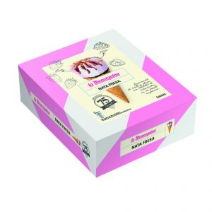 STRAWBERRY CREAM CONE ICE CREAM - PACK