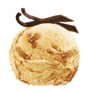 VANILLA ICE CREAM - DECORATED SCOOPING 