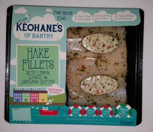 Hake Fillets with Lemon, Garlic & Oregano Butter