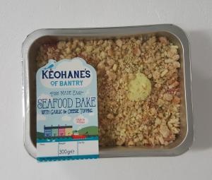 Seafood Bake with Garlic & Cheese Topping