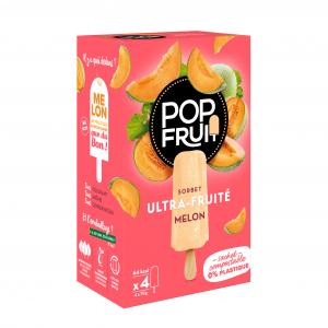 POP FRUIT CANTALOUPE MELON LOLLIES 