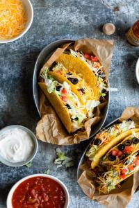 Tacos with vegetables 