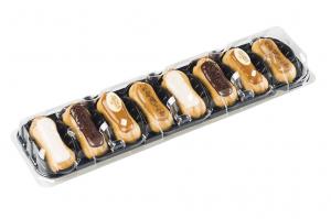 TRAY OF 8 ASSORTED FRENCH MINI-ECLAIRS 