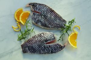 Naturally Better Tilapia Fillets Skin on, 120-140g in Foodservice Carton