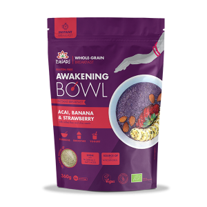 Awakening Bowl Acai, Banana, Strawberry (Wholegrain instant breakfast)