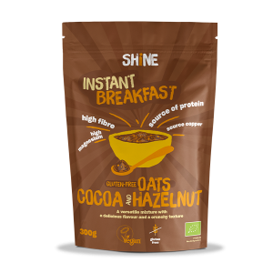 Shine | Gluten-free Oats Cacao & Hazelnut (instant breakfast)
