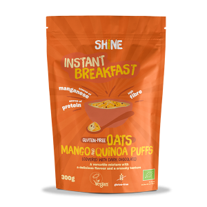 Shine | Gluten-free Oats Mango & Quinoa Puffs (instant breakfast)
