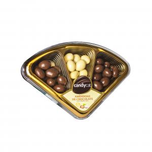 CandyCat - 3 Chocolats Almonds Fan 180g