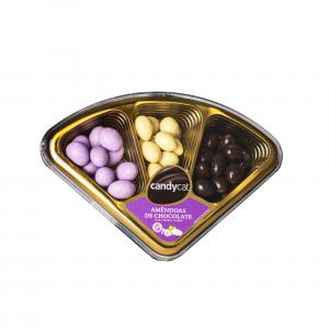 CandyCat - Assorted Chocolate Almonds Fan 180g