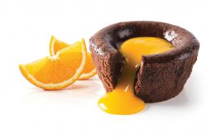 Chocolate & orange lava cake