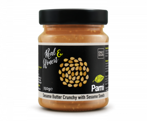 Real & Honest Sesame Butter – Tahini Crunchy With Sesame Seeds