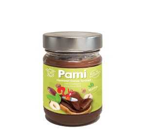 Pami Hazelnut Cocoa Spread with Sweeteners from Stevia Plant
