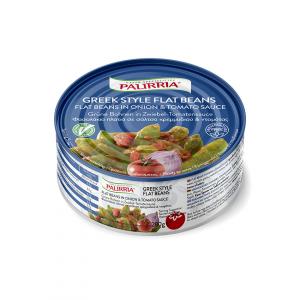 Flat Beans in onion & tomato sauce