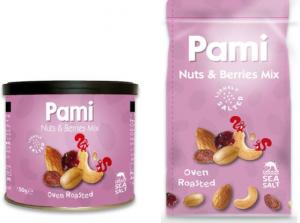 Pami Nuts & Berries Mix - Mixed Nuts Oven Roasted & Salted, with Dried Fruits