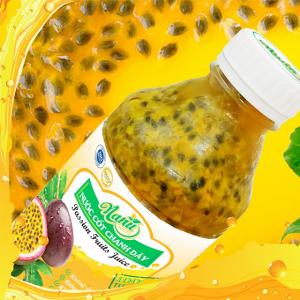 High brix 16 Bottled frozen Passion fruits juice with seed