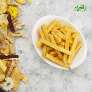 Low in fat and good source of fiber Dried yellow sweet potato