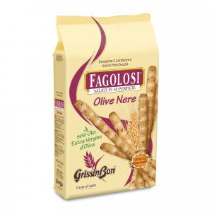 Fagolosi breadsticks with black olives