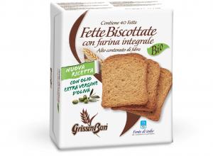 Wholewheat Organic rusks flowpack 315g