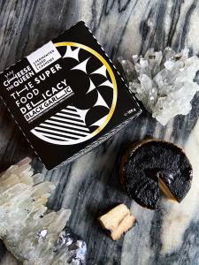 Superfood Delicacy from fermented aged cashews Black Garlic