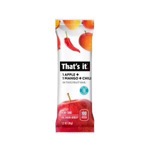That's it. Apple + Mango & Chili Fruit Bar 1.2oz