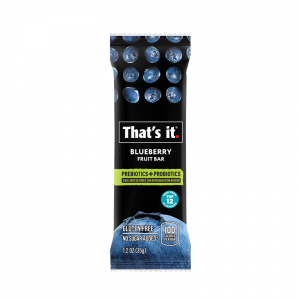 That's it. Probiotic Blueberry Fruit Bar 1.2oz